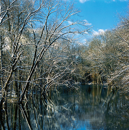 Passaic River in Winter