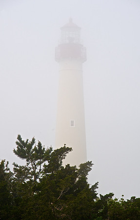 Lighthouse in Fog