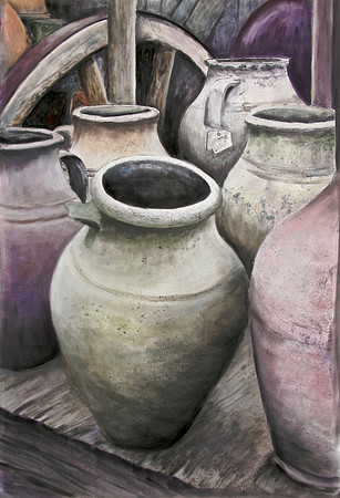 Pottery with Pastel