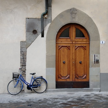 Italy Bicycle and Door