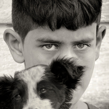 Boy and Dog
